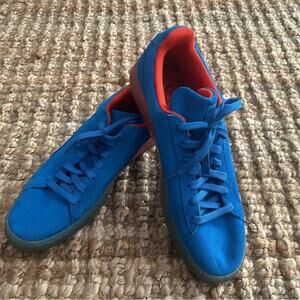 Puma Blue Suede Men's Sneakers size 10